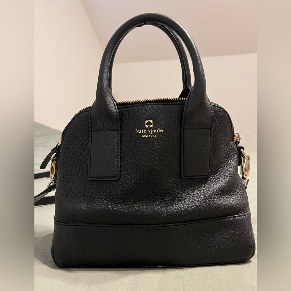 Kate Spade black leather purse
